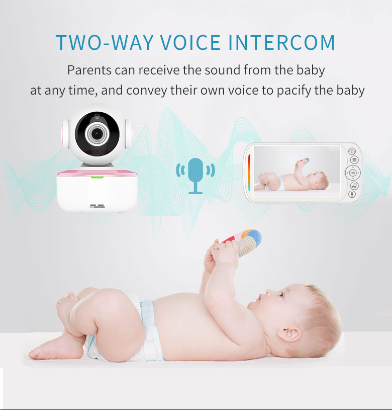 HD wireless baby care device voice intercom baby monitor